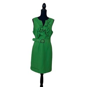 EUC Isabella Demarco by Tahari Levine Linen Blend Dress